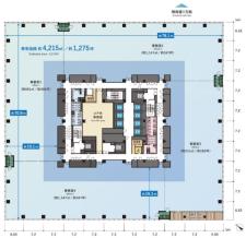 豊洲セイルパークビル基準階図面