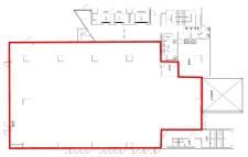 上野駅前ビル基準階間取り図