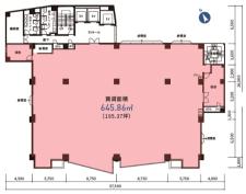TOKYU REIT渋谷Rビル基準階図面