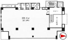 花原第2ビル基準階図面