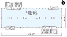 新宿イーストサイドスクエア基準階図面