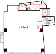 アトム麹町タワー基準階図面