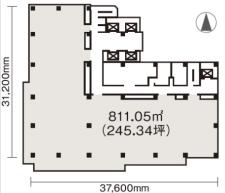  ＮＢＦ池袋イースト基準階間取り図