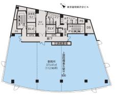 東京建物東渋谷ビル基準階図面