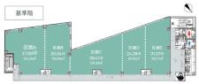 （仮称）ＪＲ東⽇本不動産⽴川駅北⼝ビル基準階図面