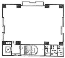恵比寿幸和ビル基準階図面
