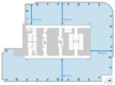 ＴＯＫＹＯ　ＴＯＲＣＨ常盤橋タワー基準階図面