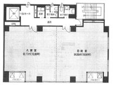 クマガイ五条ビル基準階図面