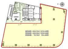 ビック池袋東口ビル基準階間取り図