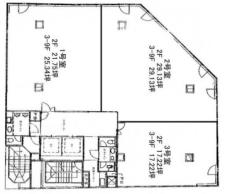 新大阪ローズビル基準階図面