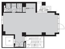 ＶＯＲＴ渋谷ｅａｓｔⅡ基準階間取り図