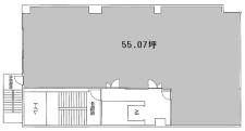 谷四スクエアビル基準階間取り図