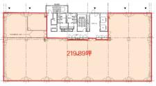 東陽パークビル基準階間取り図