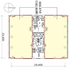 オーク赤坂ビル基準階図面