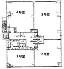 難波ビル基準階図面