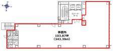 Daiwa神田町3丁目ビル基準階図面