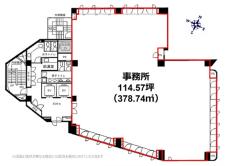 大井朝陽ビル基準階図面