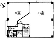 印刷産業ビル基準階図面