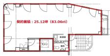 つなかわビル基準階間取り図