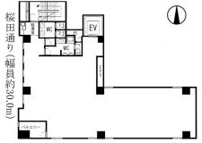 MAビル三田Ⅱ基準階図面
