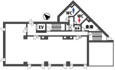 富士火災今里ビル基準階図面