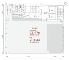 ＰＭＯ八丁堀基準階図面
