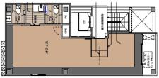 ＡＣＮ築地二丁目ビル基準階間取り図