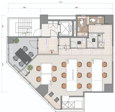 神田ノースフロント基準階間取り図