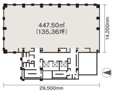 ＮＢＦ池袋タワー基準階間取り図