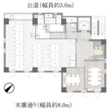 MS日本橋ビル基準階図面