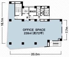 興和日東ビル基準階図面