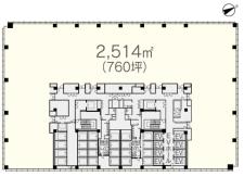 TOFROM YAESU TOWER（トフロム ヤエスタワー）基準階図面