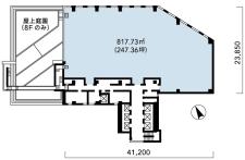 新目黒東急ビル基準階間取り図