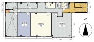紙谷第２ビル基準階間取り図