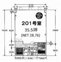 小谷パークビル基準階間取り図