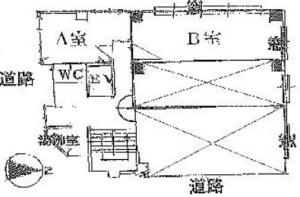 大阪西トラック会館ビル基準階図面