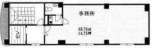 ＤＯビル新町２基準階図面