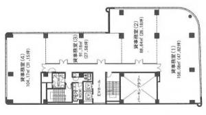 本丸田ビル基準階間取り図