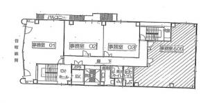 クリスタルタワーＳＡＮＫＹＯ６０５号間取り図