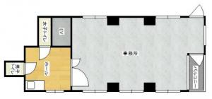 アルカスビル基準階間取り図