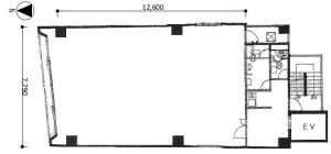 フォーラムスクエアビル基準階間取り図