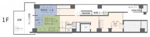 ハレオフィス新大阪１階間取り図