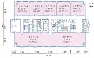 ニューアルカイックビル基準階図面