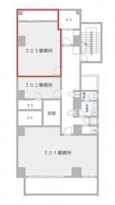パークヴィレッジ南堀江３階間取り図