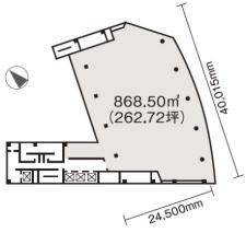 神宮前Ｍ－ＳＱＵＡＲＥ基準階間取り図