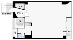 大阪みずほビル基準階間取り図