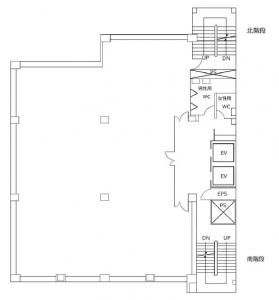 南星本館ビル基準階間取り図