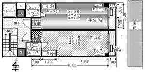 小島ビル基準階図面
