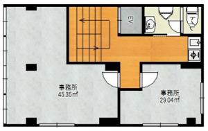 アインストーン本町ビル基準階間取り図