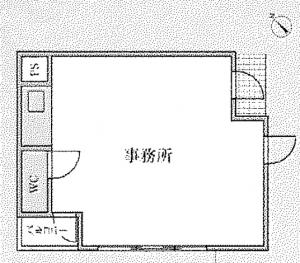 大阪宝石センタービル基準階間取り図